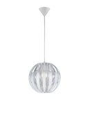 Lampada a Sospensione da Interno  E27 in Plastica Bianco