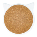 Set 3 Sottobicchieri 10x10x1 cm  in Ceramica VdE Tivoli 1996 Cat