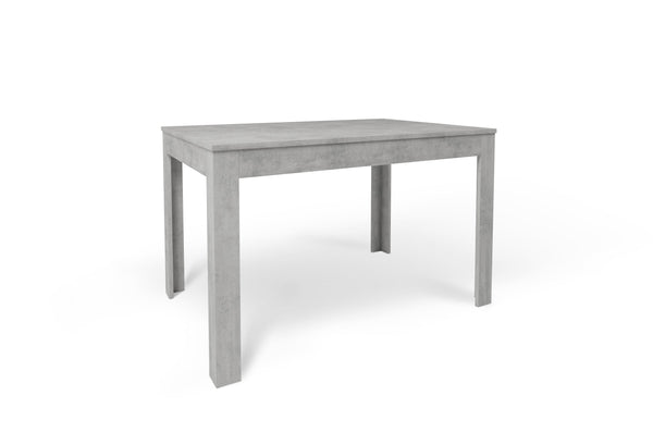 acquista Tavolo Allungabile 120/170x80x75 cm Cemento e Cemento