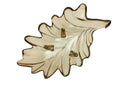 Svuota Tasche Leaf 33x20x11 cm Vetro Grigio
