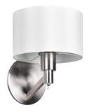 Applique da Interno Attacco E27 in Metallo Nikel Satinato