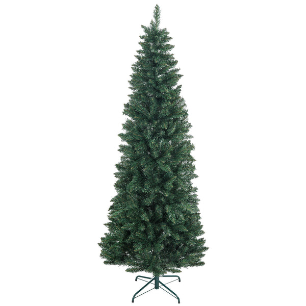 sconto Albero di Natale Artificiale 210 cm 687 Rami Design Alto e Stretto Verde