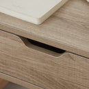 Set 2 Comodini Sospesi 40x30x19,5 cm in Truciolato Naturale