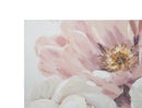 Dipinto su Tela Soft Flower 100x3,7x80 cm in Legno di Pino e Canvas Multicolor