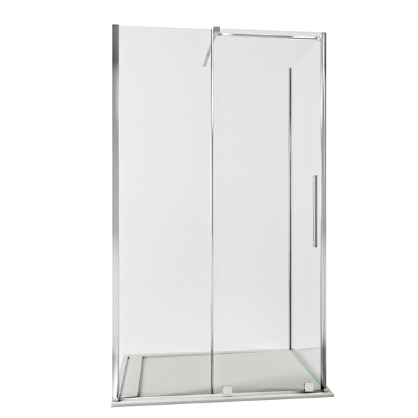 Box Doccia Angolare 1 anta Scorrevoli senza Profili in Cristallo trasparente 8mm H200 Bonussi Uriel Varie Misure prezzo