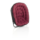 Poltrona Imbottita 77x70x92 cm in Velluto Rosso