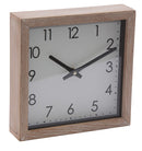 Orologio da Parete 25x25 cm in Mdf Cornice: legno