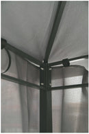 Gazebo da Giardino in Metallo 3x3m Soriani Sahara Grigio