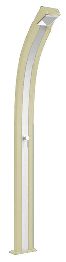 Doccia Solare da Esterno Giardino 25L Miscelatore Arkema Spring Fascia Inox Champagne Bronze