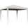 Gazebo da Giardino 293x293 cm Pieghevole e Portatile con Copertura Anti UV Bianco