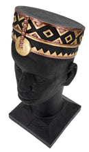 Statua Uomo Masai 25x56x25 cm in Poliresina Nero/Oro