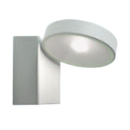 Lampada Applique Tonda Colore Bianco per Esterno Linea Punto e Virgola Livos