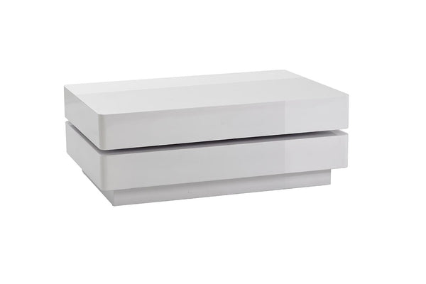 acquista Rechteckiger Couchtisch Sally White 90 x 60 x 33 cm aus MDF TFT