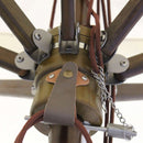 Ombrellone da Giardino Ø3 m Palo Ø48 mm Venere in Legno Marrone