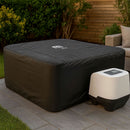 Copertura Termica Perimetrale Spa Per Vasca Idromassaggio Oslo Plus 188x188x70 cm in Poliestere e PU Nero  