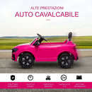 Macchina Elettrica per Bambini 3-5 Anni 6V Audi RS Q8 Autentica 1,5-3km/h con Telecomando e Musica Rosa      