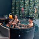 Vasca Idromassaggio Bagno di Ghiaccio da 3°C a 42°C Ø156x70 cm 3kW NetSpa Ice Grigia