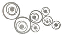 Pannello da Muro Bubbles 120x1,2x60 cm in Ferro Argento
