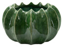 Cachepot Cactus Ø22x13,5 cm in Ceramica Verde      