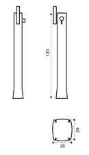 Mini Doccia Solare da Giardino 23L Miscelatore Lavapiedi e Doccetta Verde