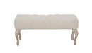 Panchetta Provenza 97x42x40 cm Legno e MDF e Spugna e Poliestere