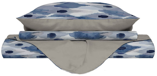 Bettbezug mit Kissenbezügen bedruckt in Calypso-Mikrofaser, verschiedene Größen online