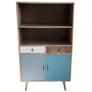 Mobiletto Barrie 80x35x140 h cm in Legno Multicolor