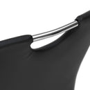 Sedia in Similpelle 42,5x49,5x98cm TFT Nera Cromo