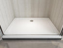 Porta Parete Doccia 85 cm 2 Ante Battenti in Cristallo 6mm H190 Saloon Seconda Scelta