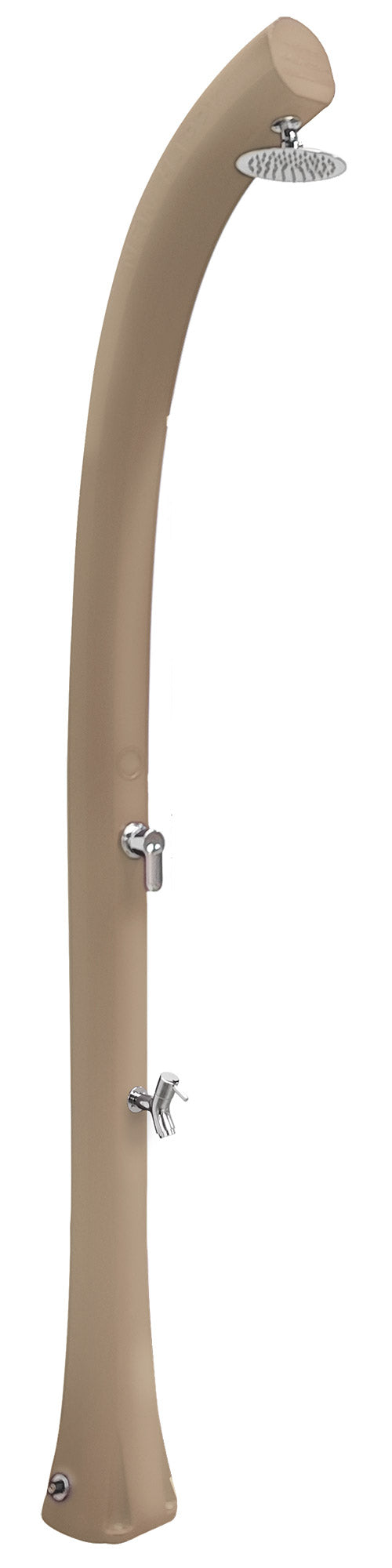 Doccia Solare da Esterno Giardino 26L Miscelatore e Lavapiedi Arkema New Happy Dove gray prezzo