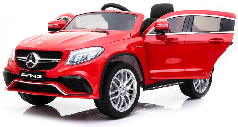 Macchina Elettrica per Bambini 12V Mp4 con Licenza Mercedes GLE 63 AMG Coupè Rossa
