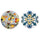 Set 4 Piatti Pizza Ø33x2 cm  in Porcellana VdE Tivoli 1996 Italian Beauty