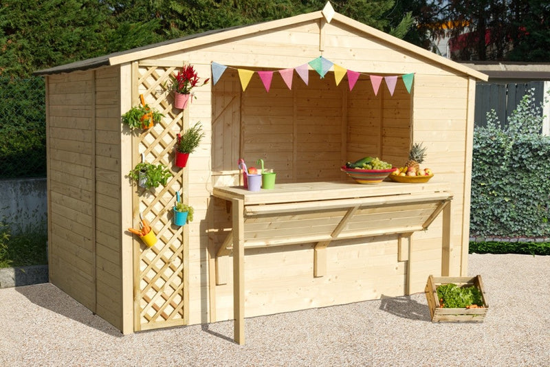 Chiosco da Giardino 310x180 cm in Legno Rio