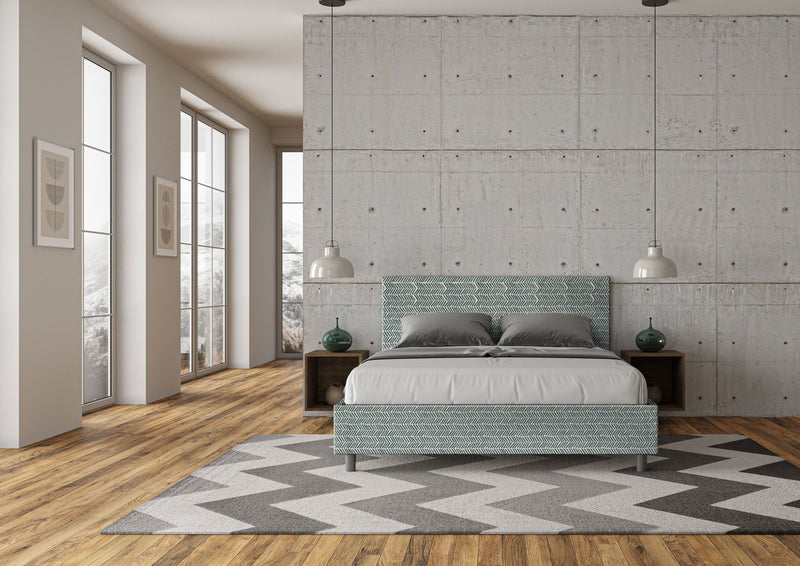 Letto Matrimoniale Adele Aragona 7 Azzurro Varie Misure