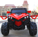 Macchina Elettrica per Bambini 2 Posti 12V Kidfun Fuoristrada 4x4 Rosso