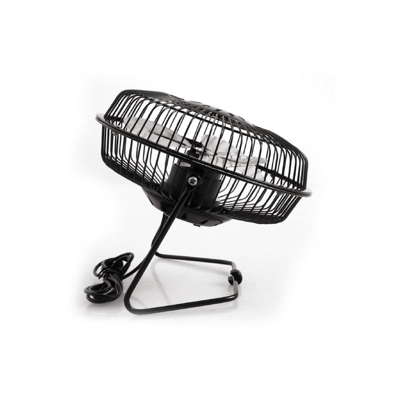 Mini Ventilatore da Tavolo 19x9,5x20 cm 4,5W Kooper Fresh Nero