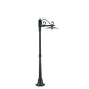 Lampada Palo Paletto Colore Grigio per Esterno Linea Piatto Antico Sovil