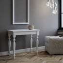 Consolle Allungabile 90-308x48x77 cm in Nobilitato Bianco
