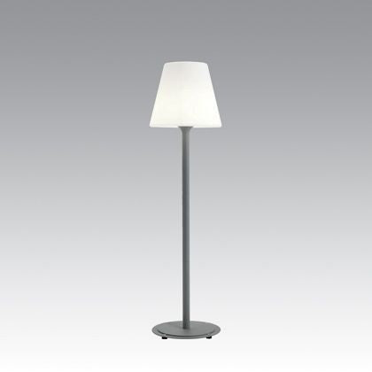 sconto Stehlampe Classic Small Aluminiumfarbe für Outdoor Livos Lounge Line