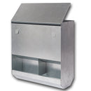 Mangiatoia per Galline 35x15x40 cm Capienza 8kg in Acciaio Zincato  