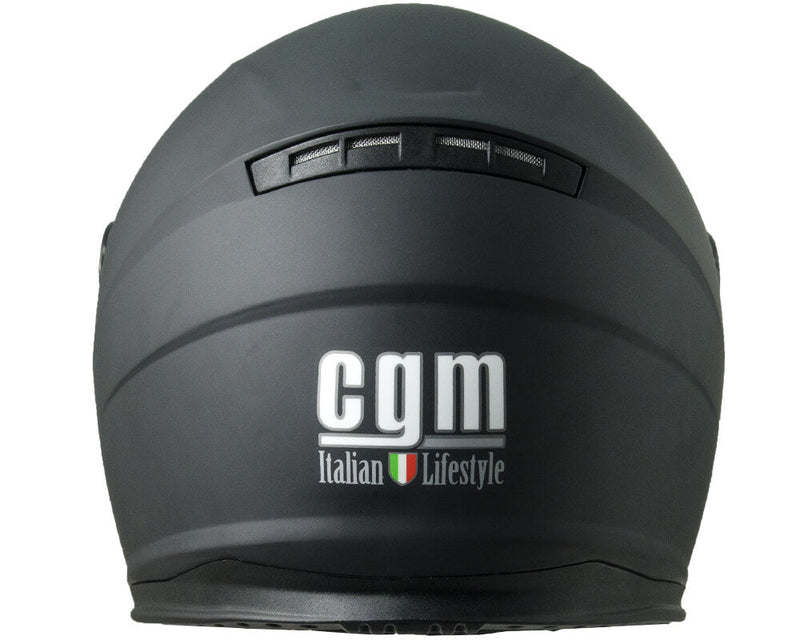 Casco Integrale per Scooter Visiera Lunga CGM Lunar 315A Nero Opaco Varie Misure
