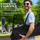 Set 2 Sedie da Campeggio Pieghevoli Portabicchieri e Borse di Trasporto Crema    
