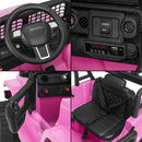 Macchina Elettrica per Bambini 12V Fuoristrada Kidfun Kansas Rosa