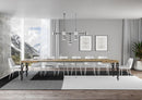 Tavolo Allungabile 180-440x90x77 cm Karamay Quercia Naturale