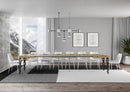 Tavolo Allungabile 160-420x90x77 cm Karamay Quercia Naturale
