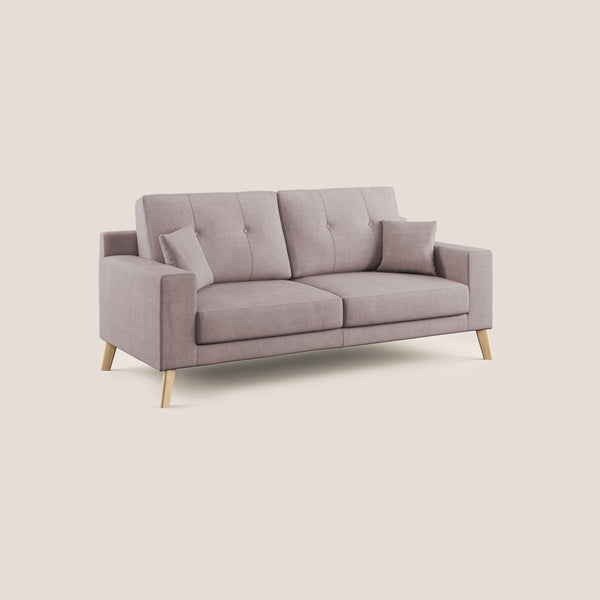 Divano 2 Posti 166x95x91 cm in Tessuto Rosa online