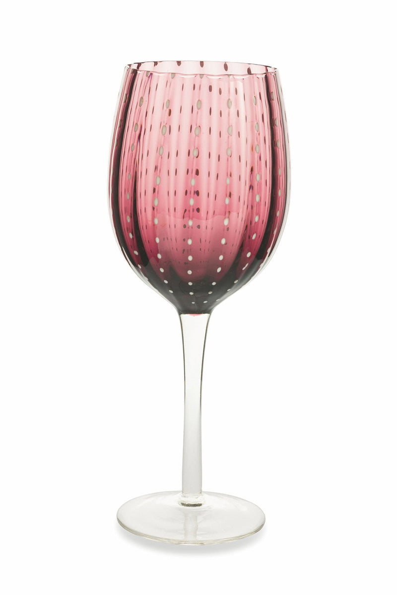 Set 6 Calici in Vetro 300 ml Villa d'Este Home Tivoli Coppa Viola Shiraz