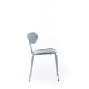 Set 4 Sedie 45x51xH82 cm in Polipropilene Fly Azzurro