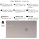 Piatto Doccia in Pietra Bonussi Canton Grigio Chiaro Varie Misure