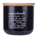 Barattolo Piccolo Superfood 500 ml in New Bone China VdE Tivoli 1996 Nero
